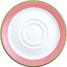 Pink Saucers | Cafe Saucers | 145mm Diameter | Steelite Rio V3138