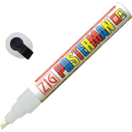 Chalk Marker | White Liquid Chalk Pen | 6mm Tip | Securit Y985