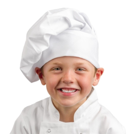 Children's Chef Hat | Kids Chef's Hat | Professional White Catering | Whites A677