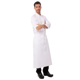 Long Four Way Waist Apron | Chef Waist Apron | White Professional Kitchen Uniform | Chef Works A925