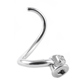 Kitchenaid AE763 6.9Ltr Stainless Steel Dough Hook Replacement Spare Part (Fits CA986, CA987, CA988, CB575, CB576, CB577)
