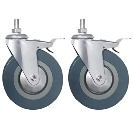 Vogue AJ206 Braked Castors (2 Pack) Replacement Spare Part (Fits U376)