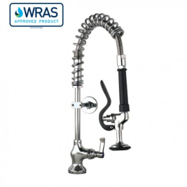Commercial Pre-Rinse Spray | Kitchen Spray Tap | Stainless Steel | AquaJet AJPR10-SS-BFO-S