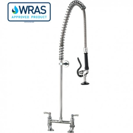 Commercial Pre-Rinse Spray | Kitchen Spray Tap | Wall Mounted | AquaJet AJPR30-ST-BFO-S