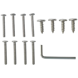 Bolero AL368 Replacement Screw Set for Square Steel & Acacia Table (Fits DS152)