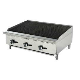 Commercial Gas Chargrill | Heavy Duty 3 Burner BBQ Grill | LPG Countertop | Blaze CRB36P