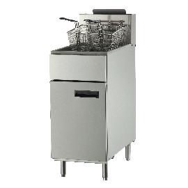 Commercial Twin Basket Gas Fryer | Natural Gas Fryer | 23 Litre Capacity | Blaze BF40N