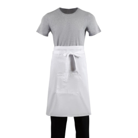 Regular Bistro Apron | White Waiter Apron | 70x86cm | B132