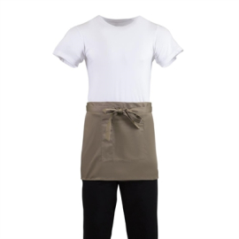 Short Bistro Apron | Tan Waist Apron | 520 x 290mm | Whites B432