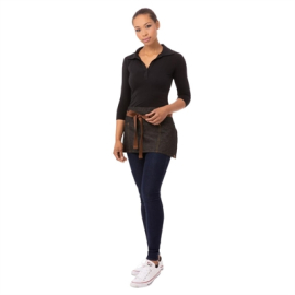 Waist Apron | Black Server Apron | Hospitality Uniform | Chef Works Memphis B591