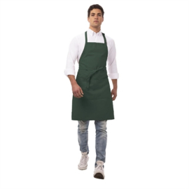 Butchers Apron | Hunter Green Catering Apron | Durable Polyester | Chef Works B677