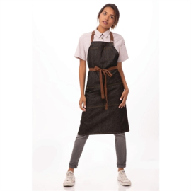 Bib Apron | Chef Apron | Memphis Black | Chef Works B720