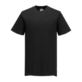 Commercial Chef T-Shirt | Cotton Mesh Air | Black | Large | Portwest BA210-L