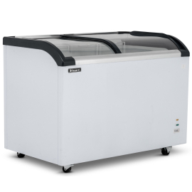 Commercial Curved Glass Lid Freezer | Display Freezer | 320L Capacity | Blizzard BDF32