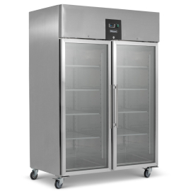 Commercial Gastronorm Refrigerator | Double Glass Door Fridge | 1300L Capacity | Blizzard BR2SSCR