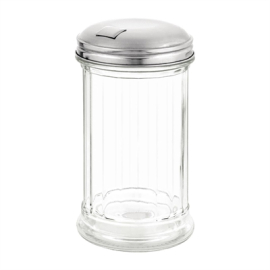 Sugar Pourer | Side Hole and Flap Dispenser | Stainless Steel | Olympia C234