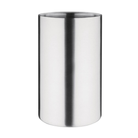 Wine Bottle Cooler | Champagne Bucket | Brushed Steel Finish | Olympia C386