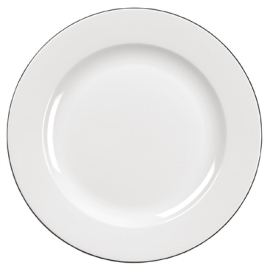 White Dinner Plates | Mono Plates | 252mm Porcelain | Churchill Alchemy W558