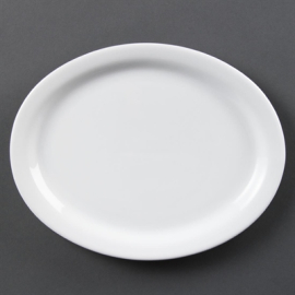 Oval Platter | Whiteware Serving Dish | 250mm | Olympia CB477