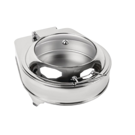 Round Electric Chafer | Commercial Food Warmer | Stainless Steel | Olympia CB729