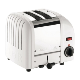 Commercial 2 Slice Toaster | Vario Bread Toaster | Durable White Finish | Dualit 20248