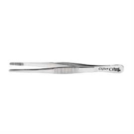 Round Tip Micro Tweezers | Stainless Steel Precision Tweezers | 160mm Length | CC163