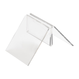T Shaped Menu Holder | Table Menu Stand | A4 Display Card Holder | Clear CC443
