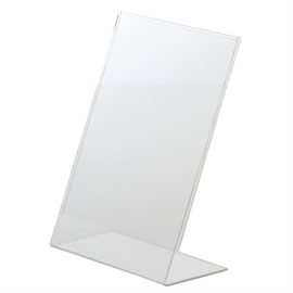 Acrylic Menu Holder | Slanted Display Stand | A5 Size | CC444