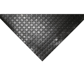 Rubber Matting Roll | Circular Pattern Anti-Fatigue Mat | 10m x 1m x 12mm | Comfort Cushion CC965