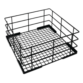Commercial Wire High Sided Glass Basket | 350mm Dishwasher Rack | Glass Storage System | Vogue CD242