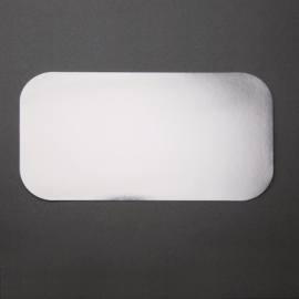 Waxed Lid for Large Foil Containers | Disposable Food Container Covers | Fiesta CD952