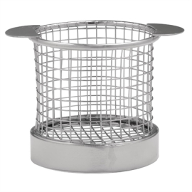 Round Chip Basket with Ears | Frying Basket | 80mm Diameter | Olympia CE149