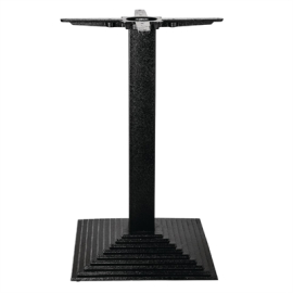 Square Table Base | Cast Iron Step Base | Heavy Duty Restaurant Base | Bolero CE153