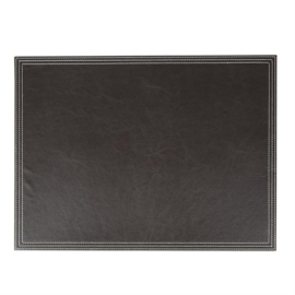Faux Leather Placemat | Large Table Mat | Washable Tableware | CE298
