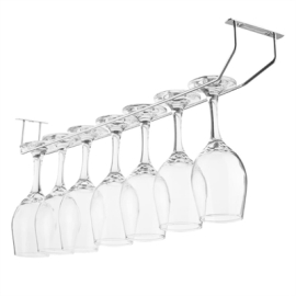 Commercial Wine Glass Rack | Chrome Glass Hanging Rack | 610mm | Olympia CE308