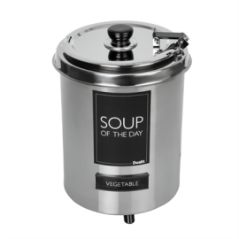 Commercial Soup Kettle | Stainless Steel Soup Warmer | 6L Capacity | Dualit 71500