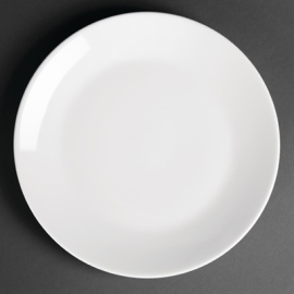 Coupe Plates | White Porcelain Plates | 150mm | Royal Porcelain CG001