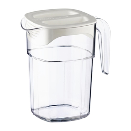 Commercial Polycarbonate Jug | Transparent Water Pitcher | 1.4Ltr 47oz Capacity | Araven CH932