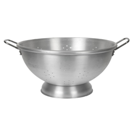 Commercial Colander | Double-Handled Aluminium Strainer | 18.5