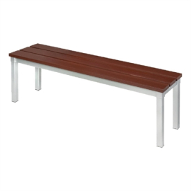 Outdoor Faux Wood Bench | Walnut Effect Garden Bench | 3ft Weatherproof Seating | Enviro CK814