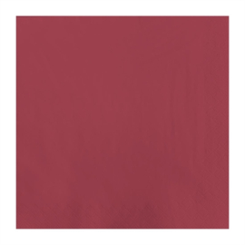 Lunch Napkins | Bordeaux Paper Napkins | 330mm | Fasana CK879