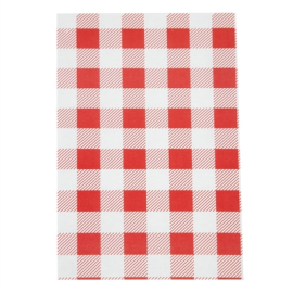 Greaseproof Paper | Red Gingham Pattern | 190x310mm | CL658