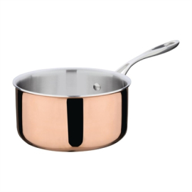 Copper Saucepan | Tri Wall Pan | 180mm | Vogue CM675