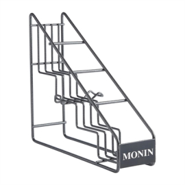 Syrup Bottle Rack | 4 Bottle Display Stand | POS Countertop Unit | Monin CN174