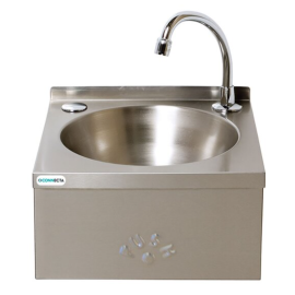 Connecta Stainless Steel Hands-Free Wash Hand Basin
