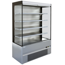 Commercial Multideck Display Fridge & Chiller, 1510mm Wide, Stainless Steel, Night Blind, Fan Assisted | SKU: Stainless Steel Multideck 1510mm Wide