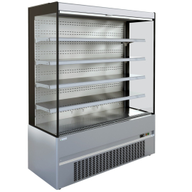 Commercial Stainless Steel Multideck Display Fridge, 1935mm Wide, Fan Assisted & Illuminated | SKU: Stainless Steel Multideck 1935mm Wide