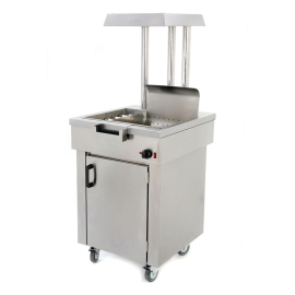 Archway Chip Scuttle with base cupboard CS1E