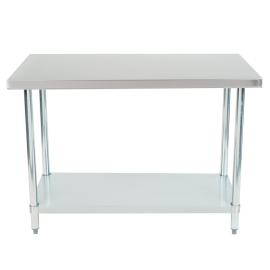 Commercial Prep Bench Table | Stainless Steel Centre Table | 1200 x 600 x 850mm | Modena CT1200-Ga
