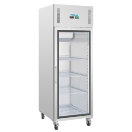 Commercial Upright Glass Door Refrigerator | Gastro Fridge | 600 Litre Capacity | Polar CW197